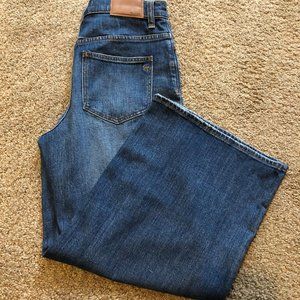 Madewell wide-leg cropped jeans